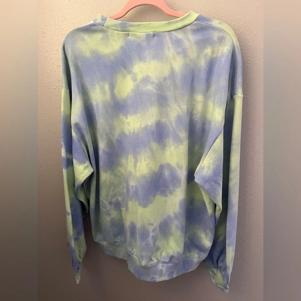 By.Dyln Xander Sweater in Sky Tie Dye New - Picture 4 of 13
